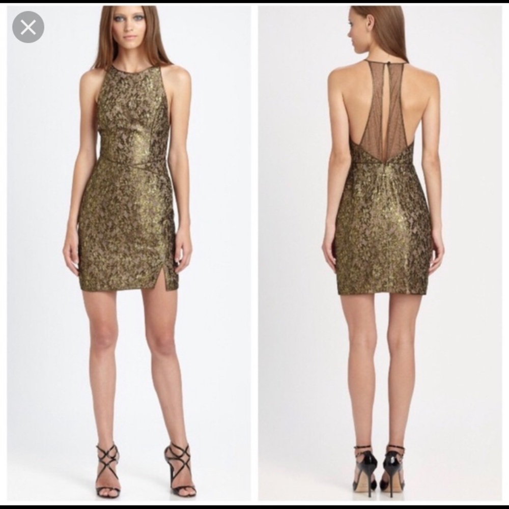 BCBGMAXAZRIA Tenya Racerback dress